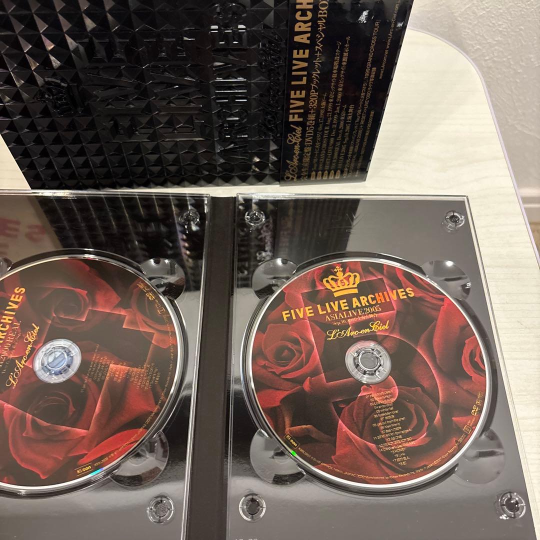 L'Arc-en-Ciel FIVE LIVE ARCHIVES セット　美品