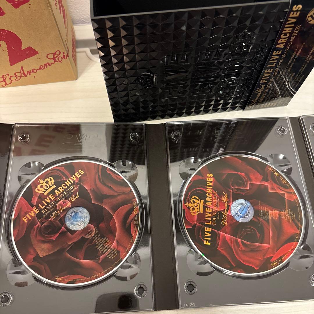 L'Arc-en-Ciel FIVE LIVE ARCHIVES セット　美品