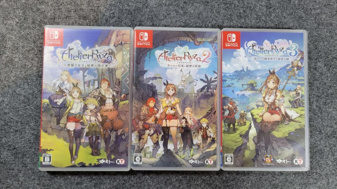 【Switch版】ライザのアトリエ1 2 3 セット-限定ダブルパックグッズ付き