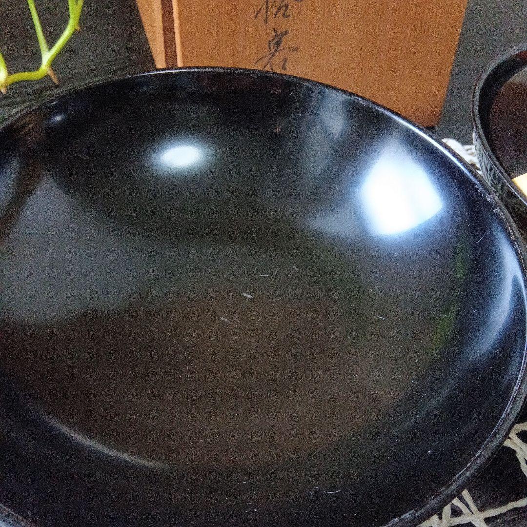 輪島塗漆器 3個セット 和風模様