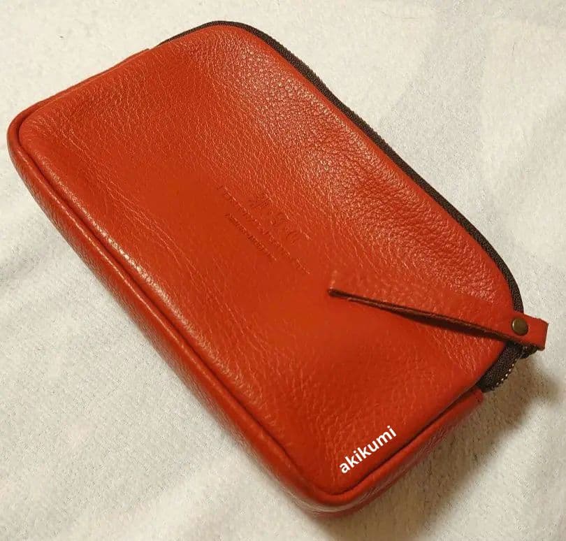 ★ 氷室京介 ★ PERSONAL JESUS CUT レザーポーチL レッド