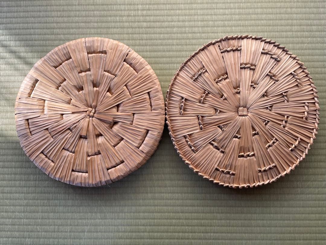 茶道具　円座　5客組　天然素材