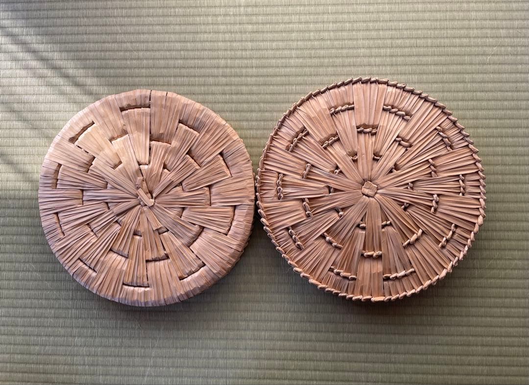 茶道具　円座　5客組　天然素材