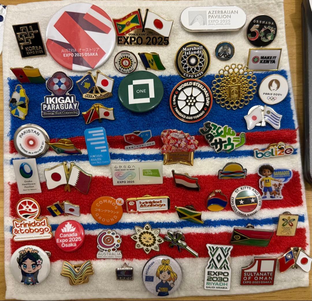 国旗バッジコレクション EXPO 2025