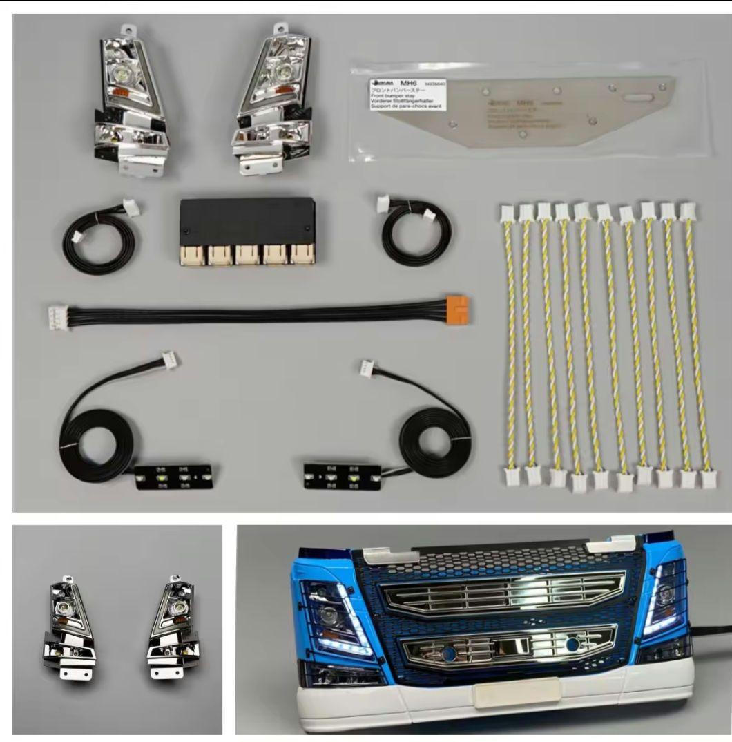 新品ボルボFH16用MFC01.03対応LEDシミュレーションヘッドライトセット