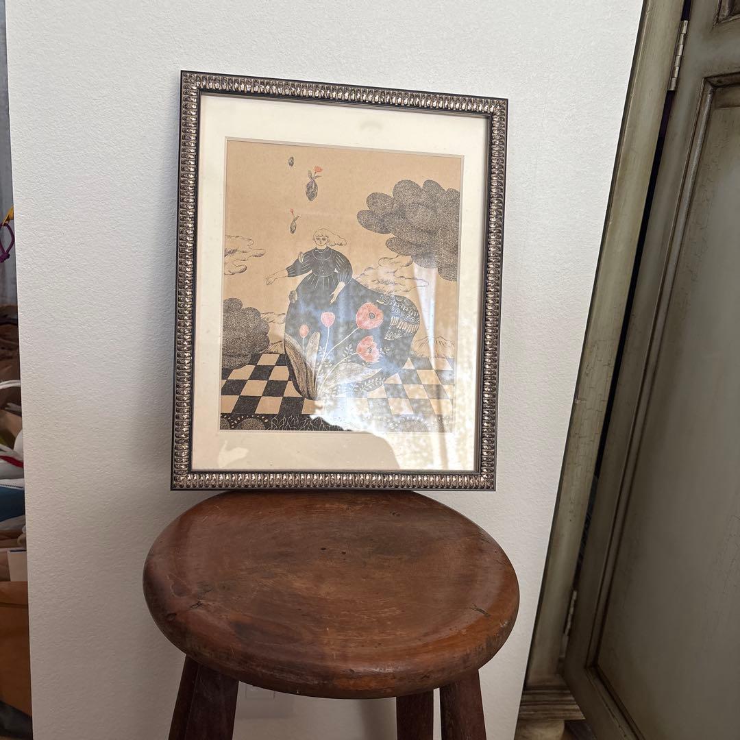 杉本さなえ原画（フレーム付き）