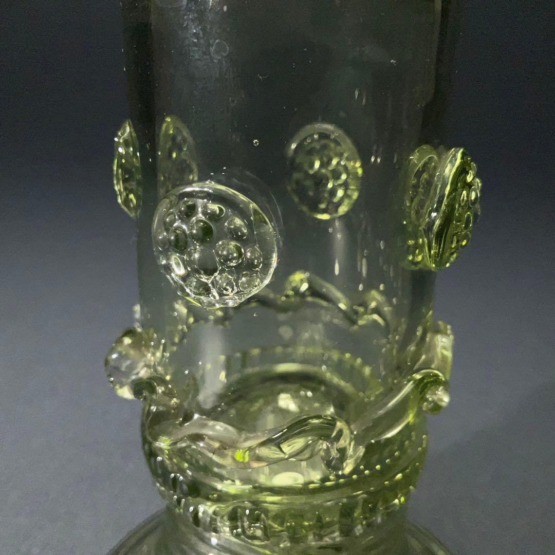 【希少】アンティークグラス　レーマーグラス　グリーン　R1331ダI