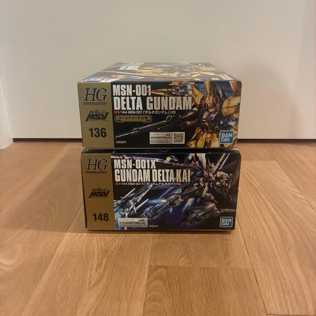 HGUC 1/144 デルタカイ・デルタガンダムセット