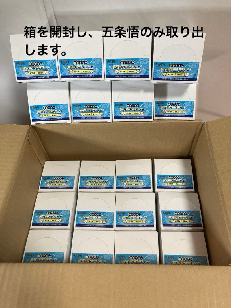 呪術廻戦 懐玉・玉折 缶バッジコレクション 五条 悟 ドンキコラボ 40個セット