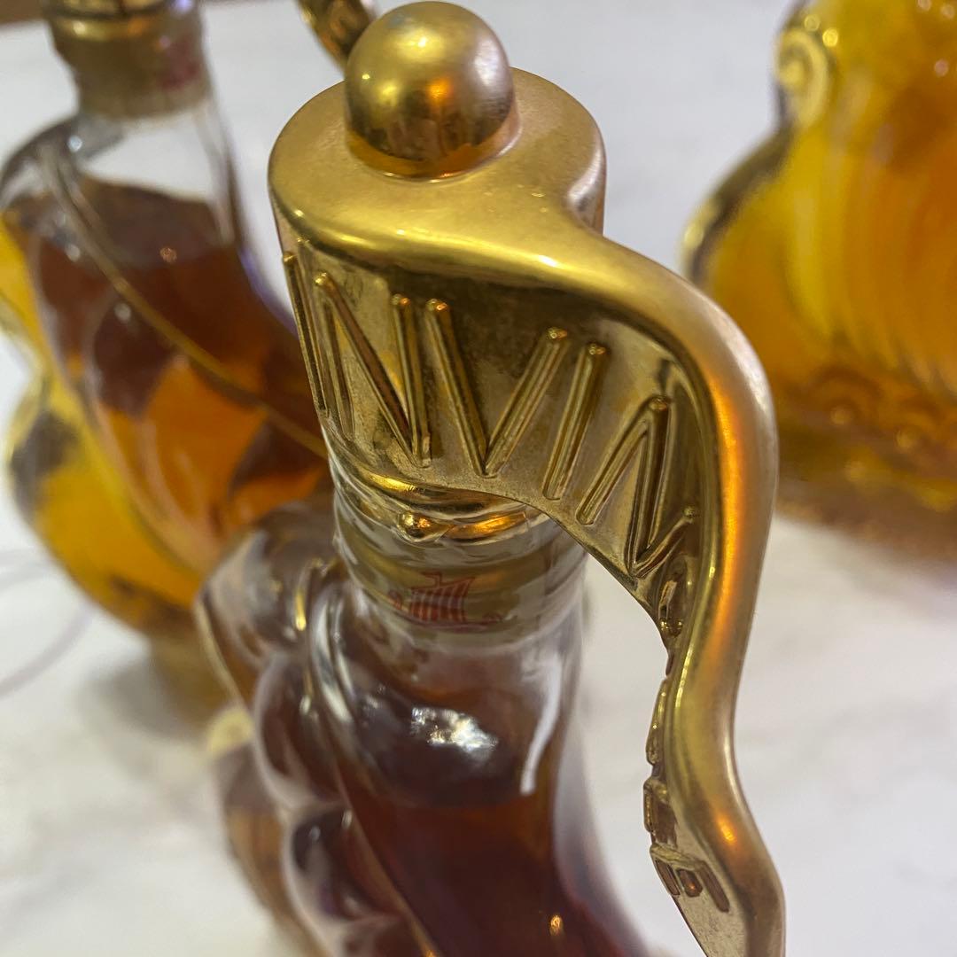 Larsen コニャック 船型ボトル 3個セット