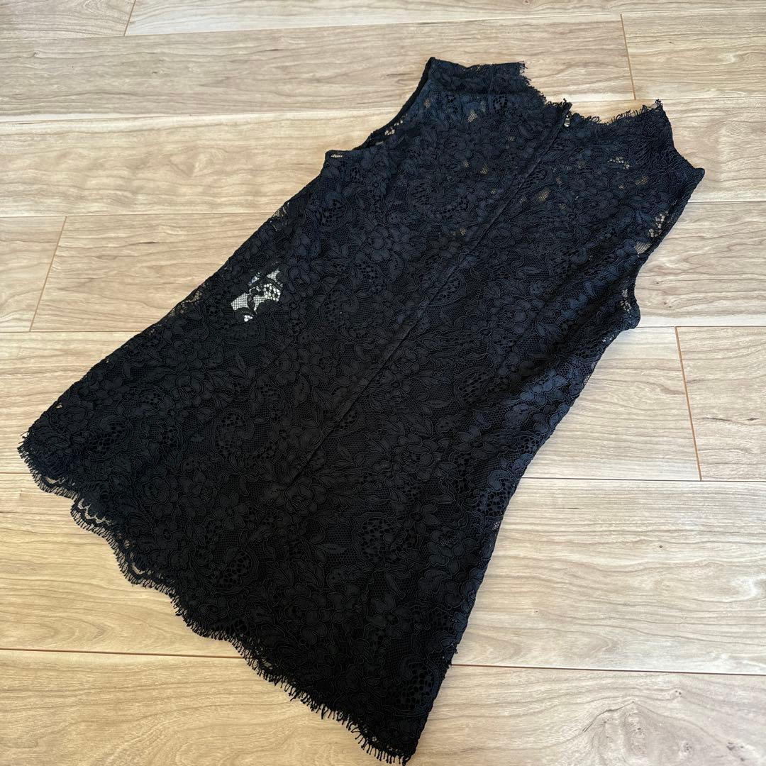 DOLCE & GABBANA ドルガバ レース ノースリーブ サイズM