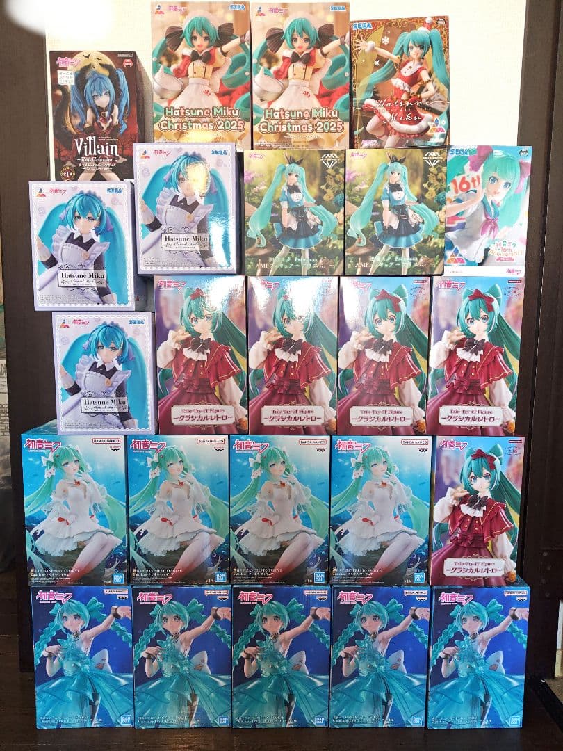 初音ミク　人気プライズフィギュア　まとめ売り24体セット