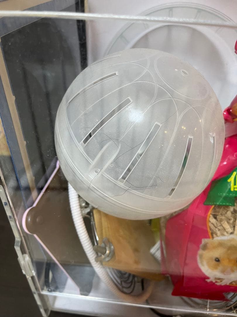 アクリル製中型飼育ケージ　穴あり