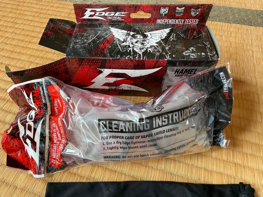 edge tactical HAMEL　サンドTTフレーム　クリア