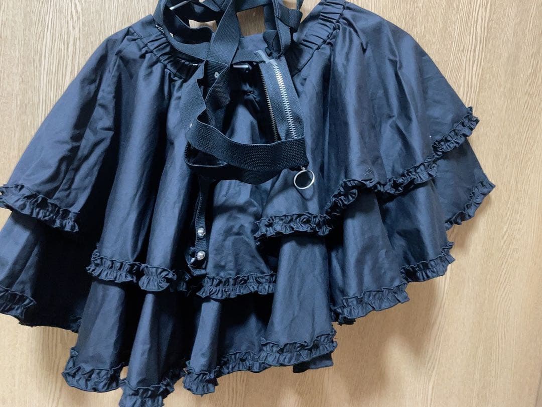 【試着のみ】HIDOLATRAL THEODOL クロスハーネススカート