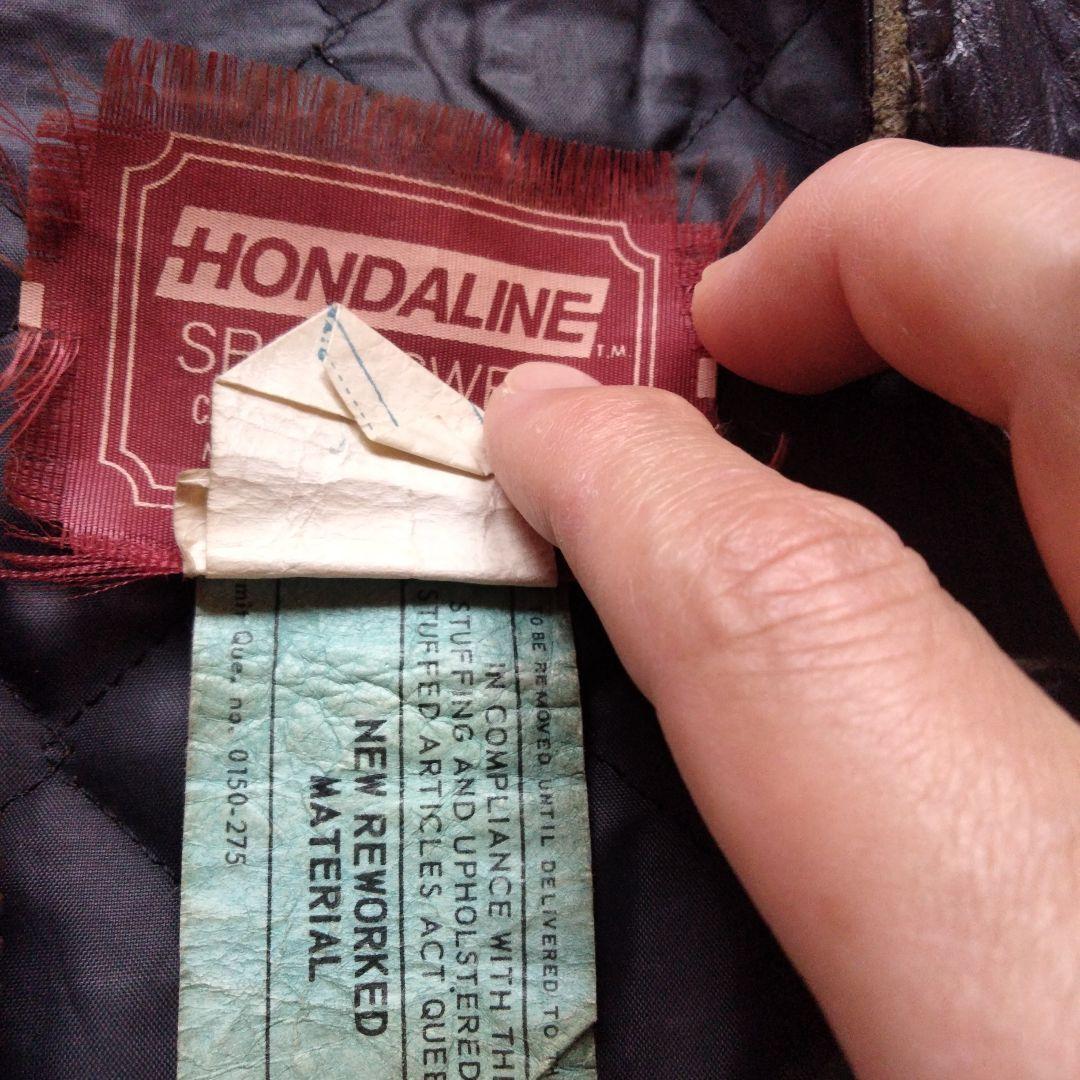 T*t様 20年前古着購入　HONDA シングルライダースジャケット ブラック/