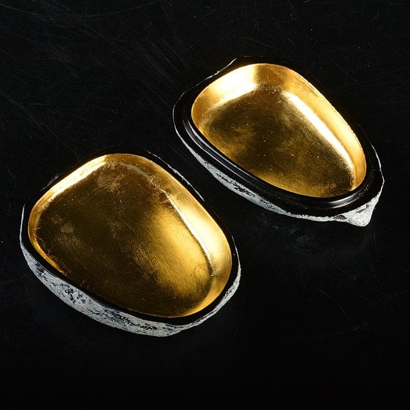 茶道具　乾漆　干柿　香合　時代箱　V　6223