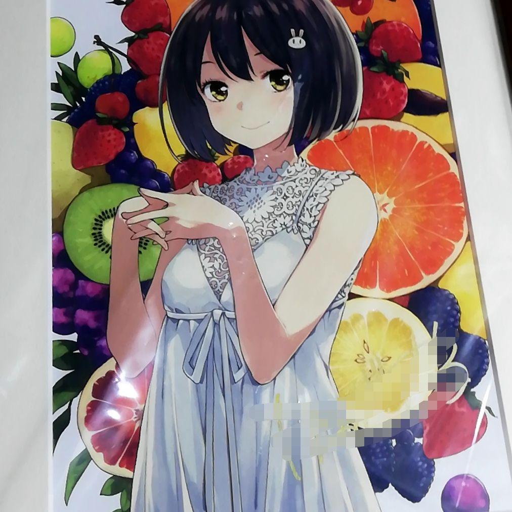 この美術部には問題がある　いみぎむる 直筆サイン入り 複製原画