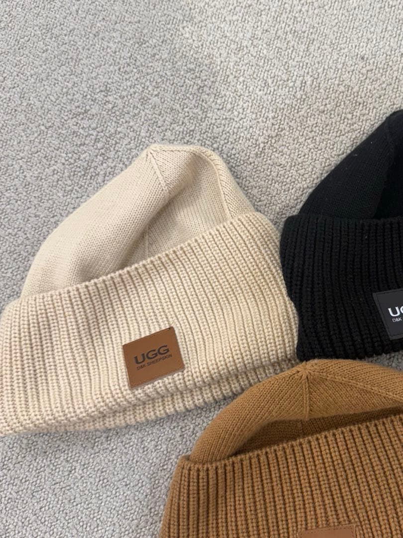 【日本未発売】新品未使用正規品‼️UGG チャンキー　リブ　ビーニー