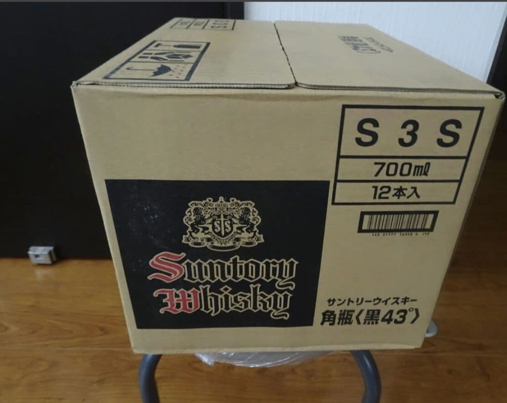 ⭐最安値⭐早い者勝ち⭐黒角　サントリー700ml 43% 終売　角瓶　黒　12本
