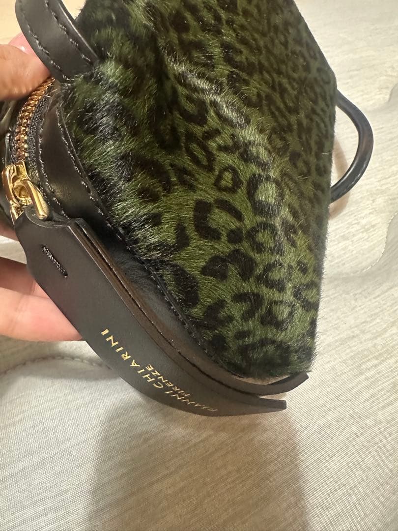 【新品・未使用】GIANNI CHIARINI ショルダーバッグ グリーン