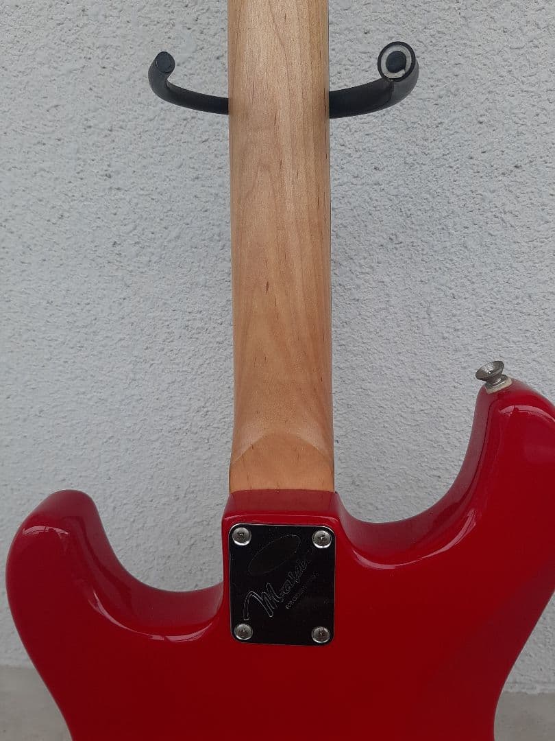 最終値下げ世界に1本ＡＩＹストラトタイプギターSSS赤完全調整済ノイズレス