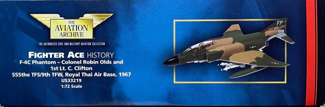 絶版新品希少　Corgi/コーギー1/72 F-4C ファントム　US33219