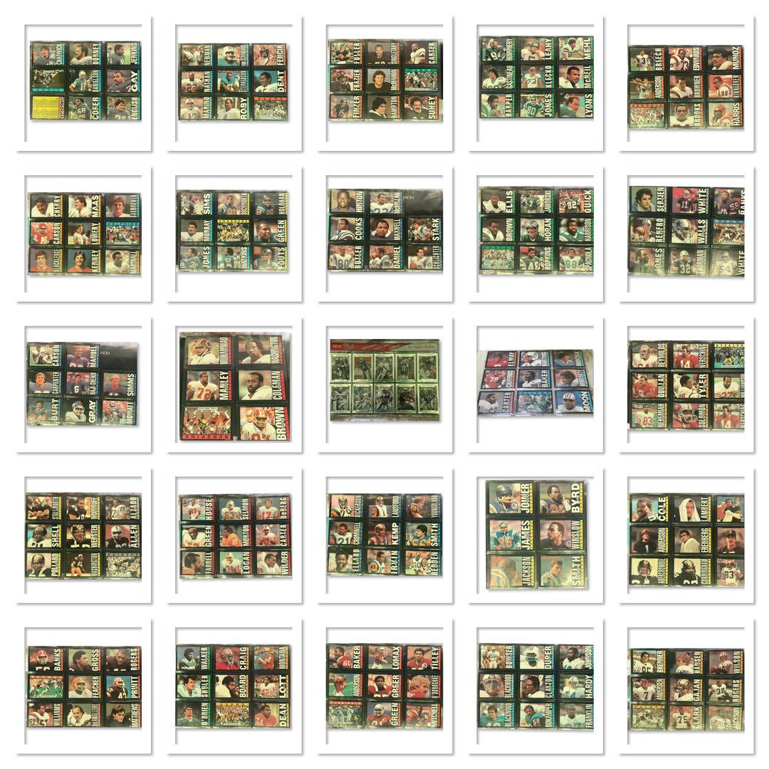 NFLアメリカンフットボールのトレーディングカードコレクション200枚