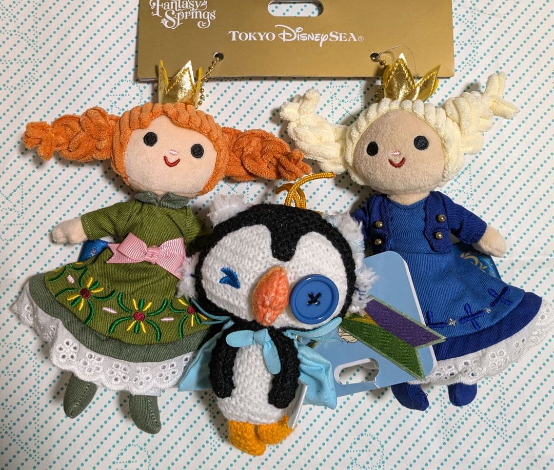 ディズニー『アナと雪の女王』アナ&エルサ&サー・ヨルゲンビョルゲン　キーチェーン