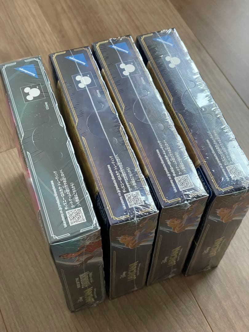 Disney Lorcana ロルカナ　トレーディングカード 4ボックスまとめ