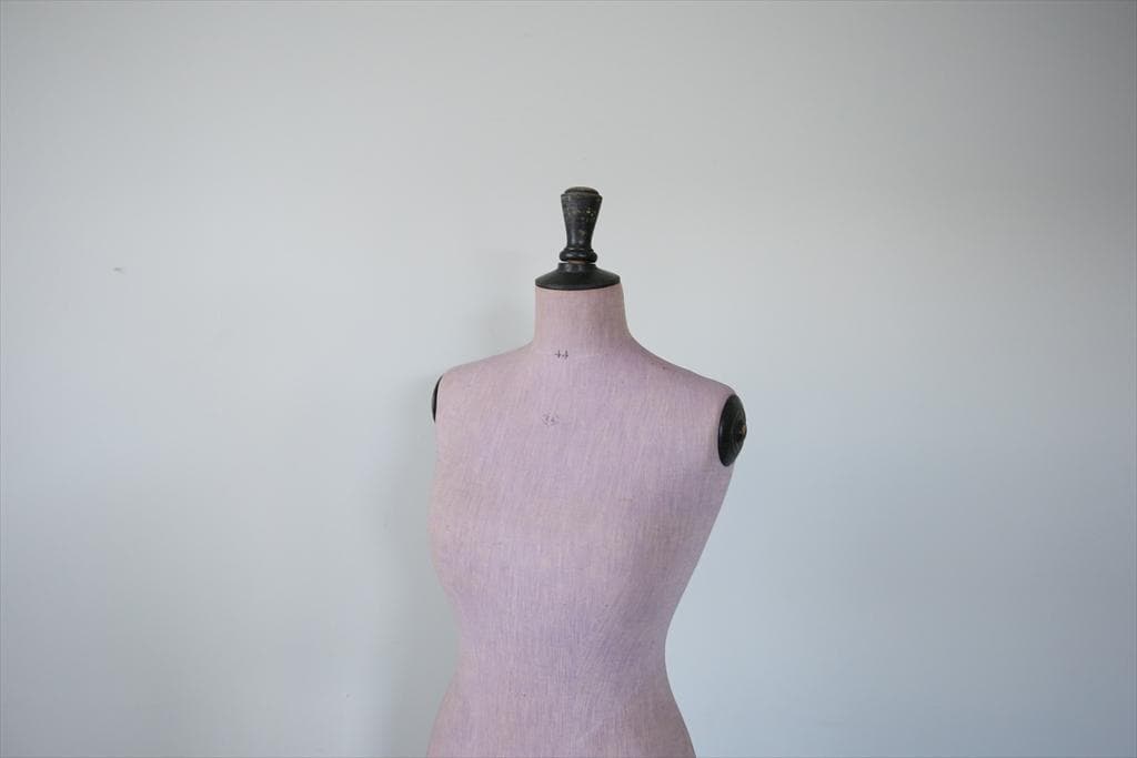 フランスアンティーク木製レディーストルソー/女性ボディ/マネキン90-228-2