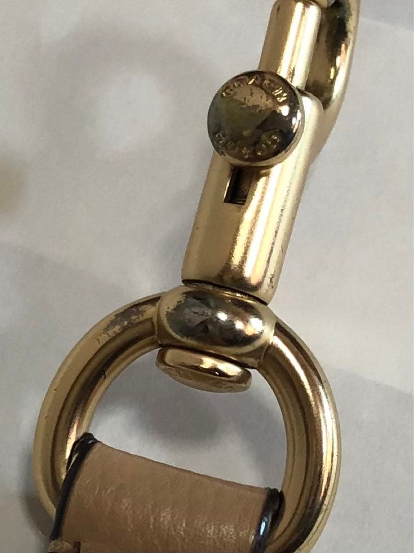 COACH カラーブロック チャニング ベージュショルダーバッグ 2way