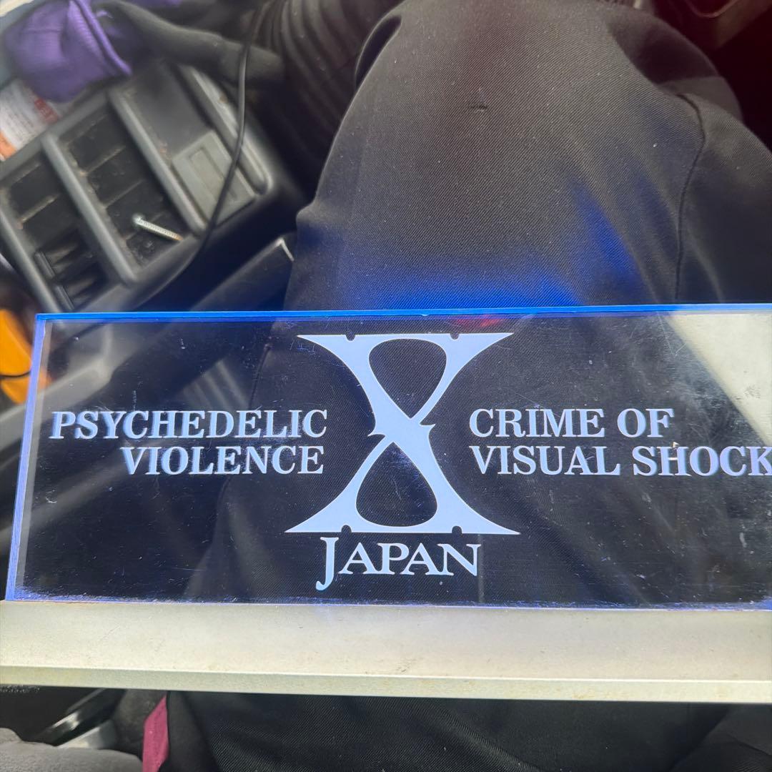 X JAPAN ネオンサインスタンド100V家庭電源！