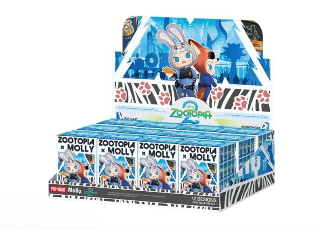 ポップマート モリー × ズートピア コーブランデッド シリーズ フィギュア