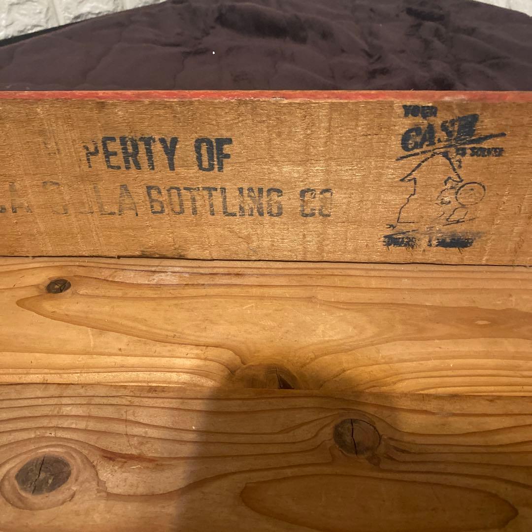 ＵＳＡCoca-Cola レトロ木製トレイ もうすぐ削除致します。
