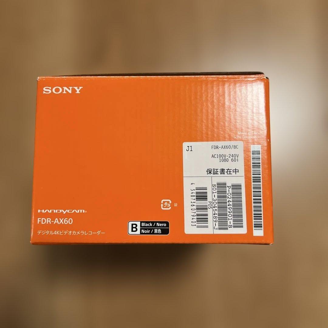 SONY 4K ビデオカメラ FDR-AX60 本体