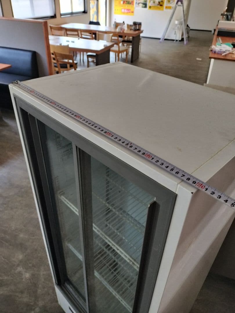 ガラス扉冷蔵庫 3段 約幅60cm