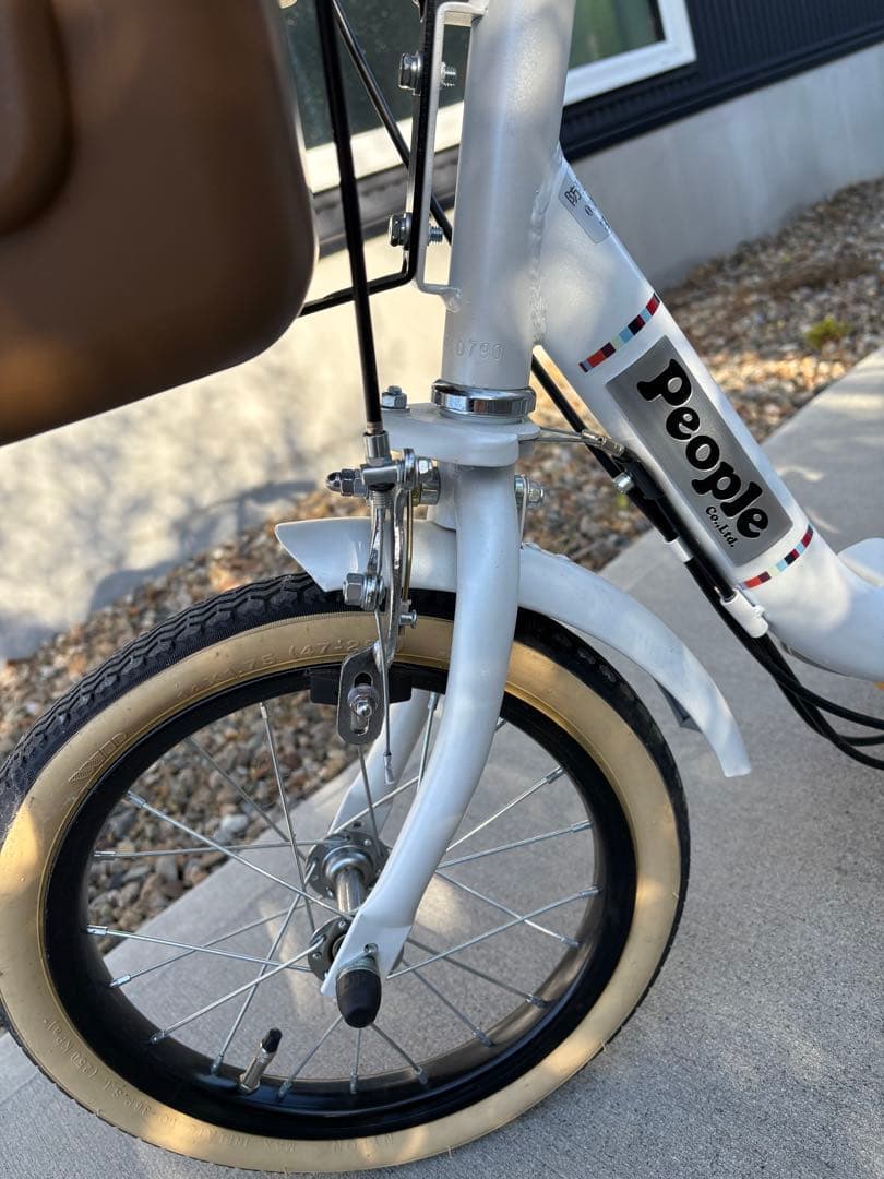 people(ピープル) いきなり自転車　14インチ　プレミアムホワイト