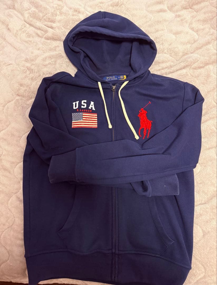 Polo Ralph Lauren ネイビー パーカー M