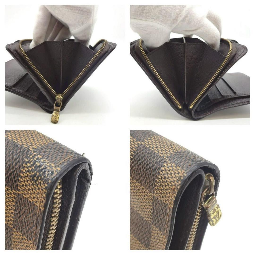 ルイヴィトン コンパクトジップ ダミエ 二つ折り 財布LOUIS VUITTON