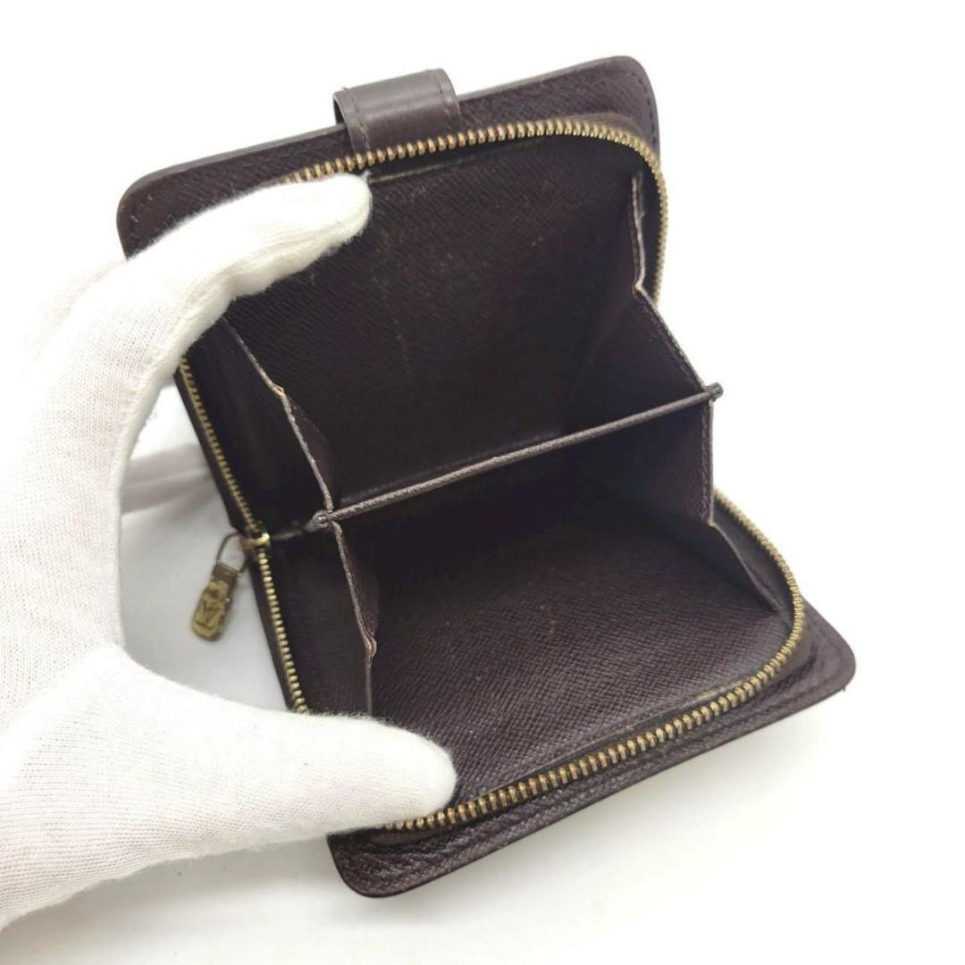 ルイヴィトン コンパクトジップ ダミエ 二つ折り 財布LOUIS VUITTON