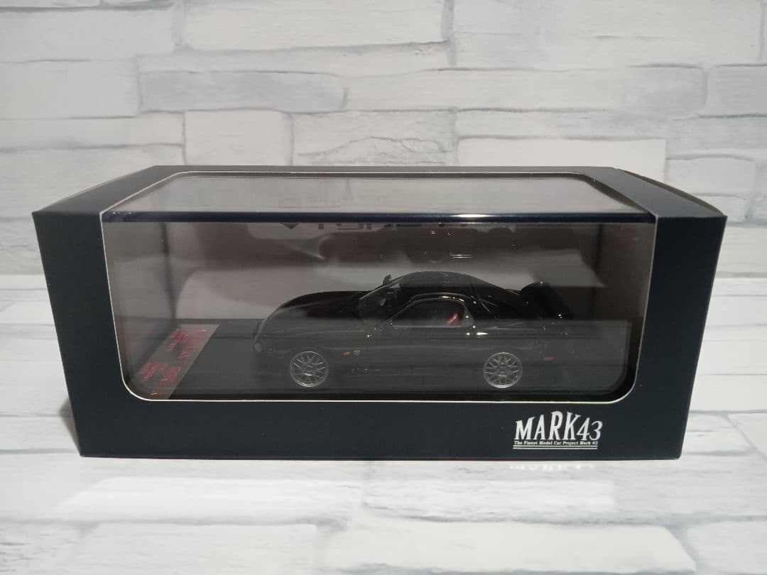 1/43 MARK43　マツダ RX-7 スピリットR　ミニカー　ブラック