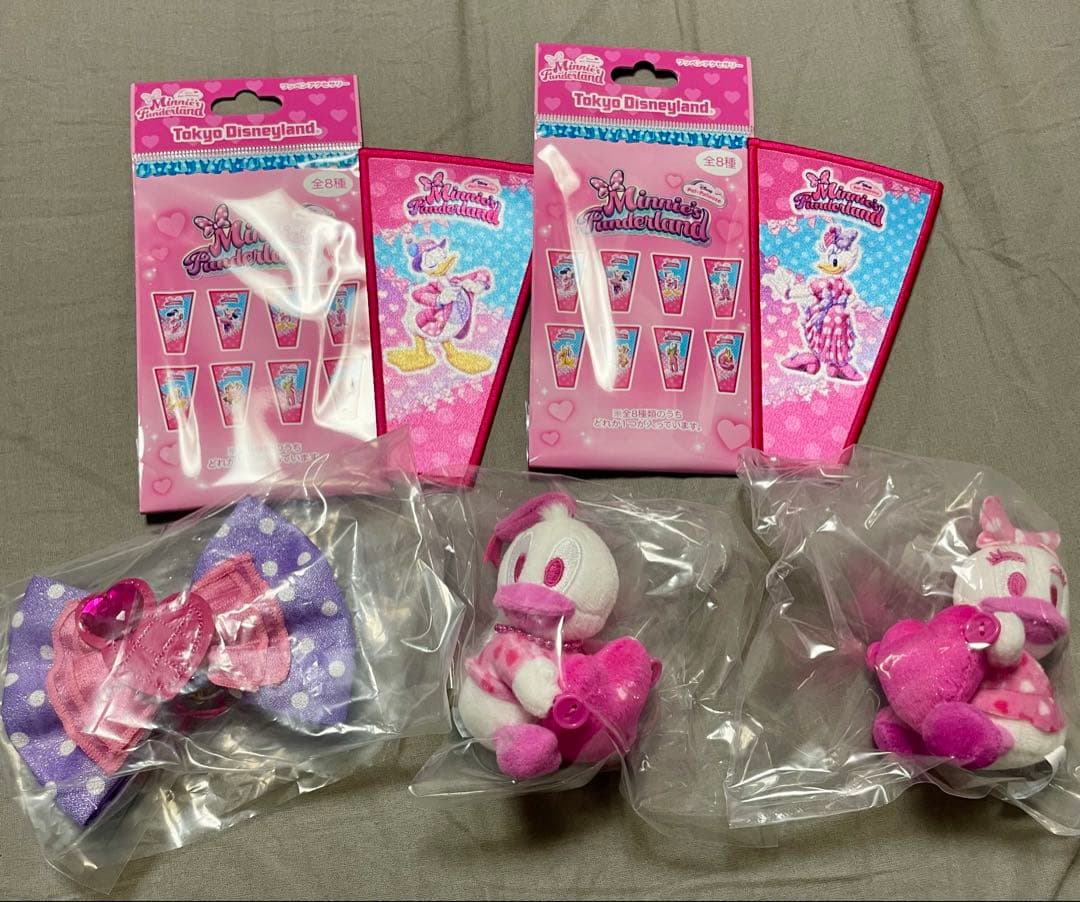 パルパルーザ ドナルド デイジー ストラップ キーチェーン ワッペン リボン