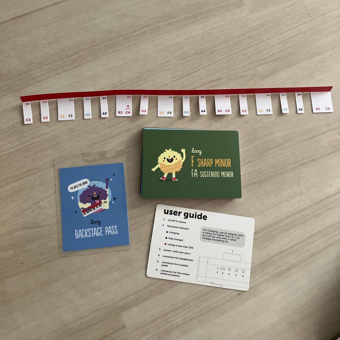 Loog ピアノ LGPIAR 赤 32鍵