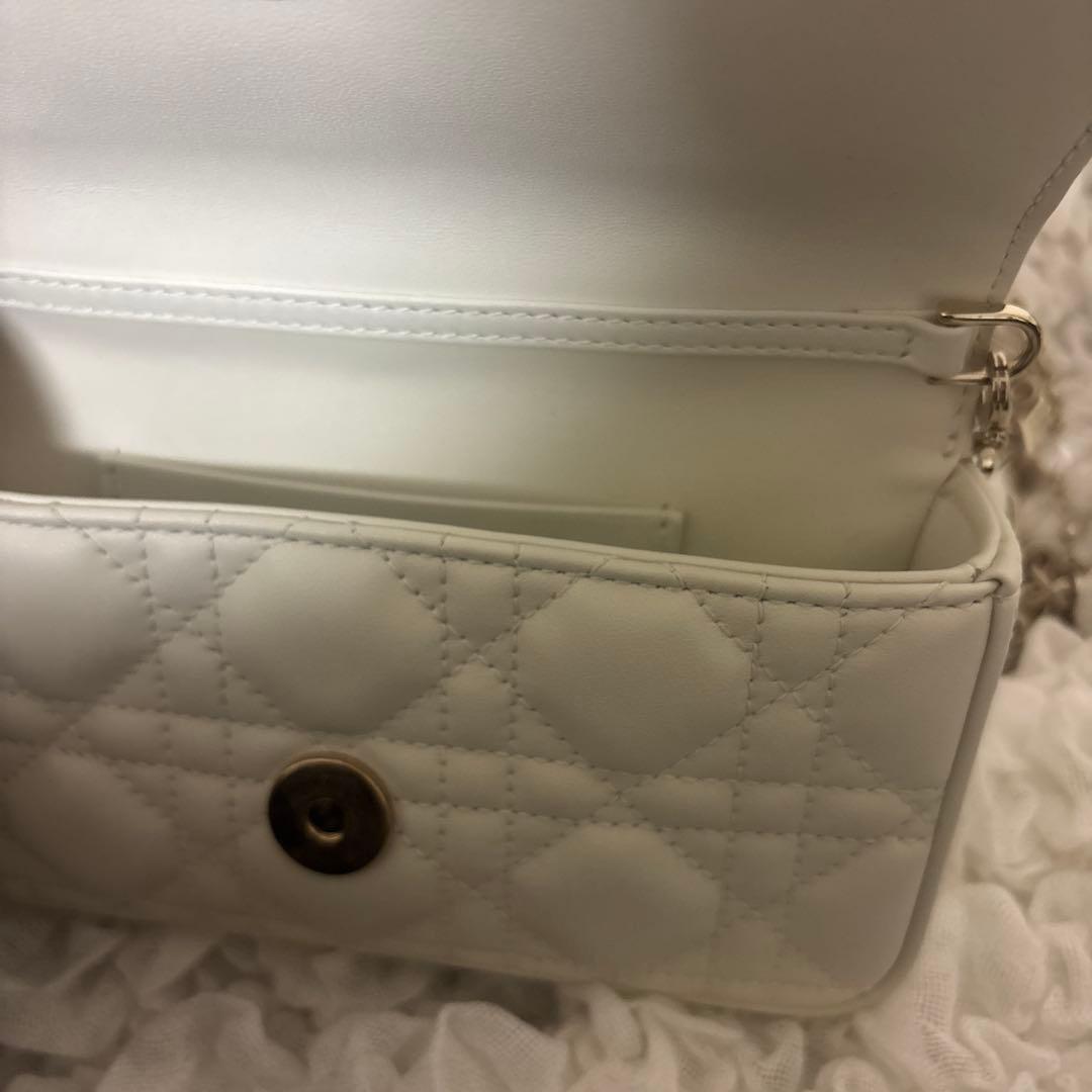 MyDior DiorTalk フォンバッグ ホワイト