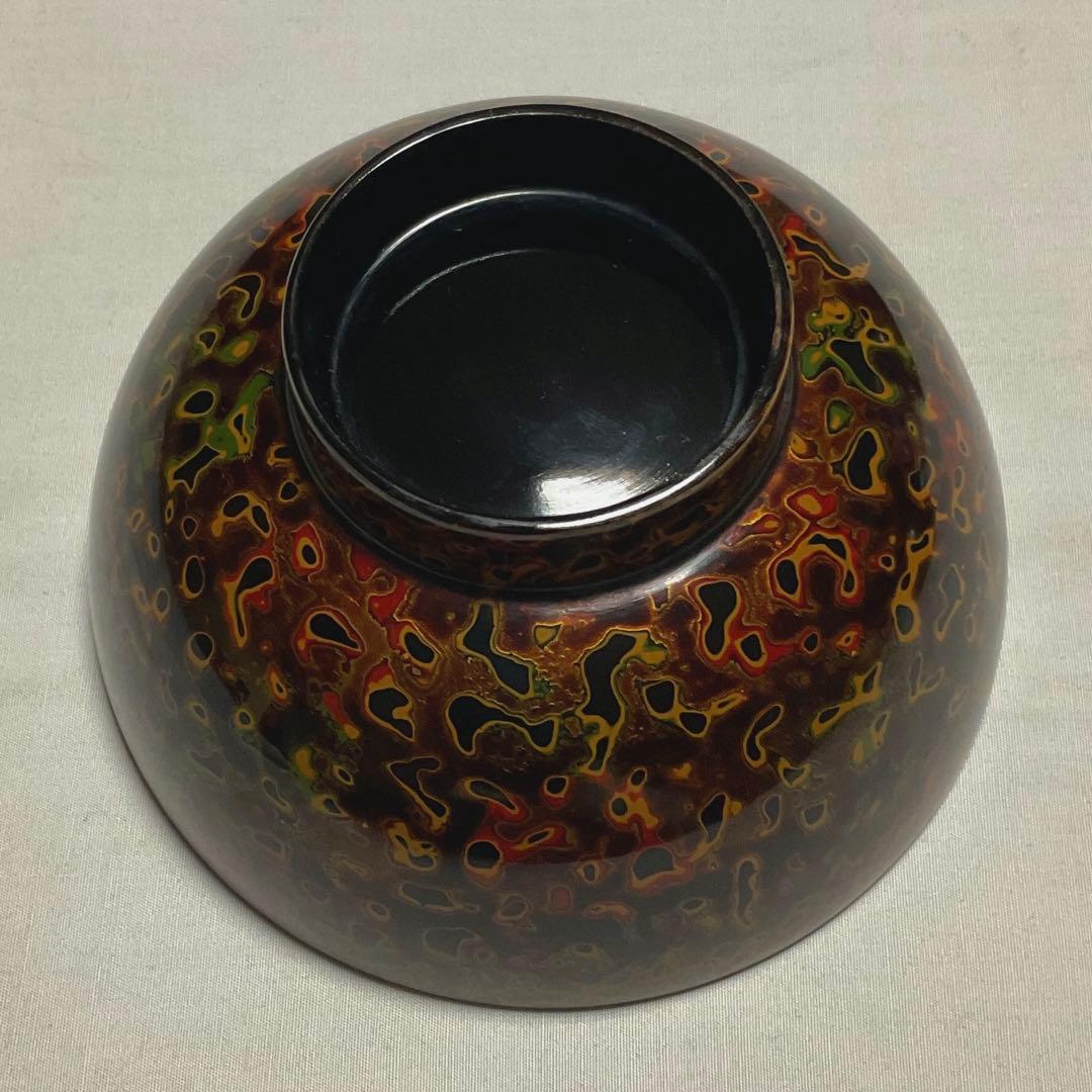 津軽塗り お椀5客セット 和食器 漆器 汁椀 ヴィンテージ