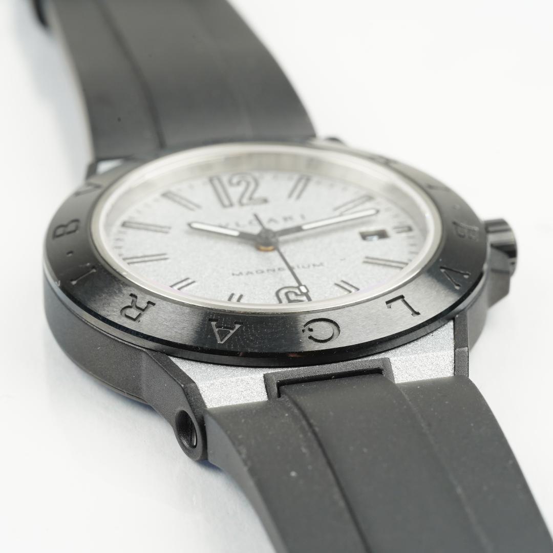 【良品】ブルガリ ディアゴノ マグネシウム DG41SMC 自動巻き メンズ