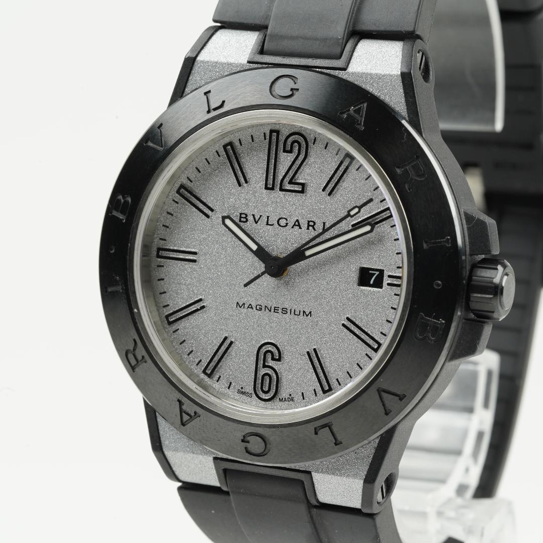 【良品】ブルガリ ディアゴノ マグネシウム DG41SMC 自動巻き メンズ