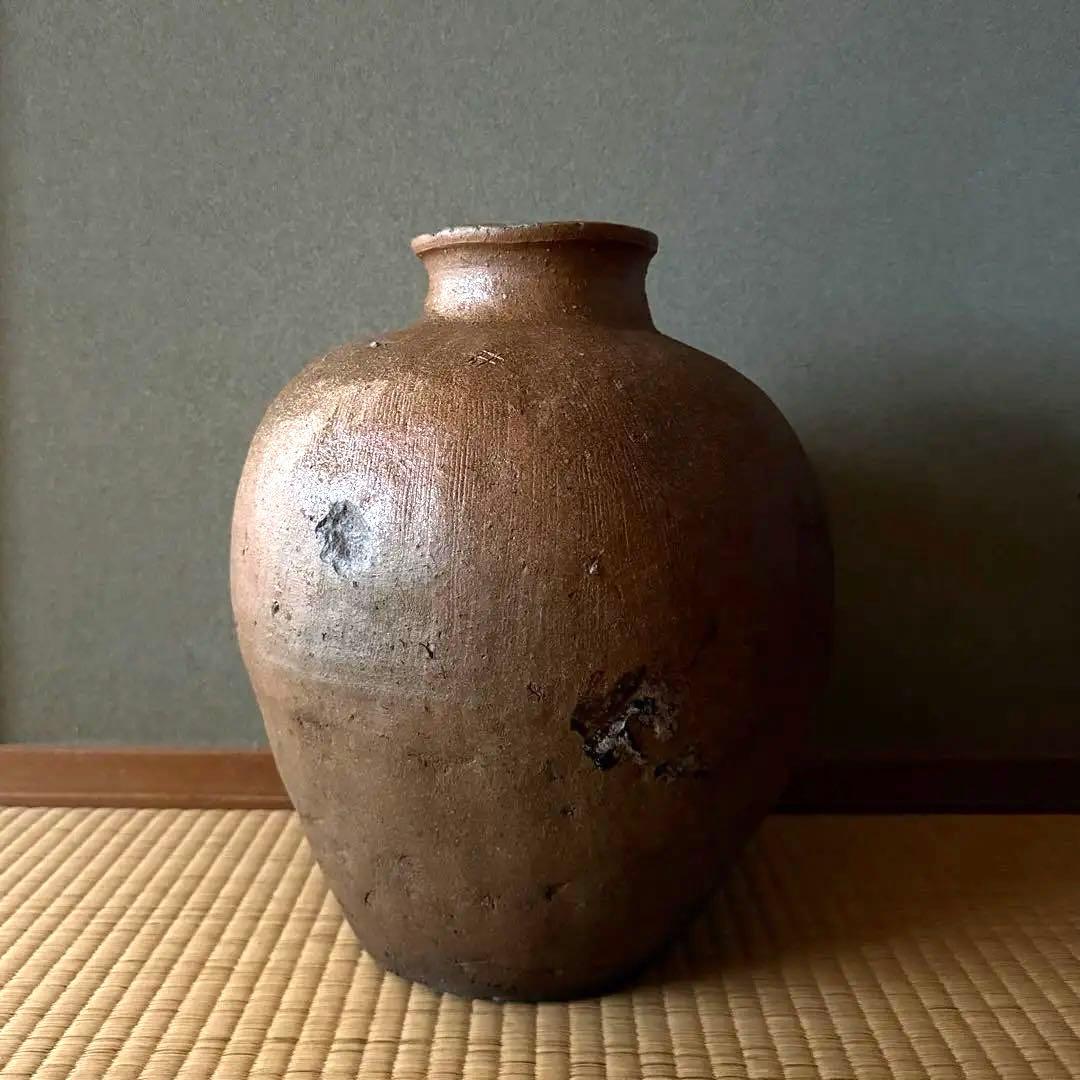 古丹波 壺 室町時代 自然釉 窯印 古備前 古信楽 古常滑 古越前 古美術 骨董
