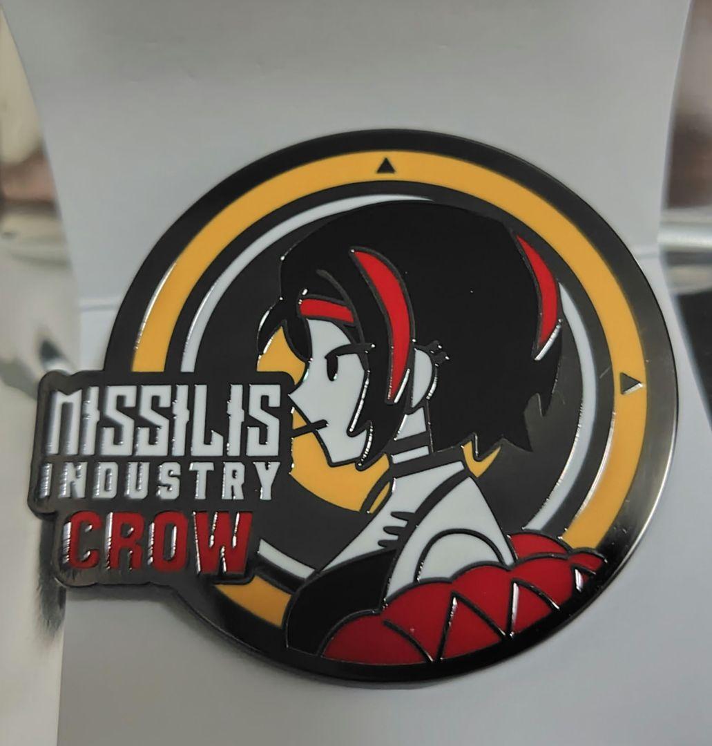 勝利の女神：NIKKE トレーディングメタルバッジ - MISSILIS クロウ